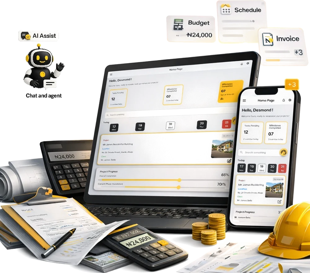 Dexment on desktop and mobile